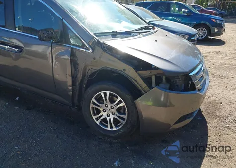 2013 Honda Odyssey Ex-L from USA, damaged, VIN 5FNRL5H61DB024545